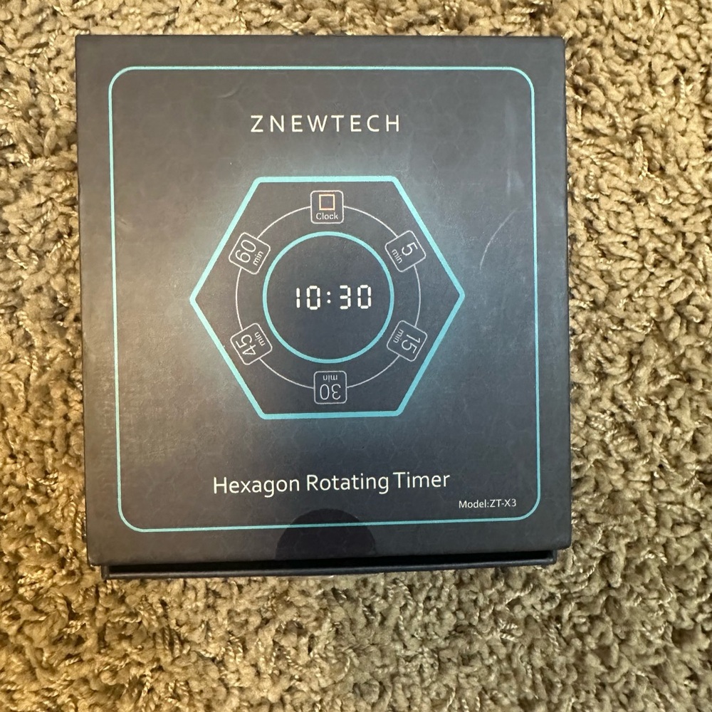Znewtech Hexagon Rotating Timer